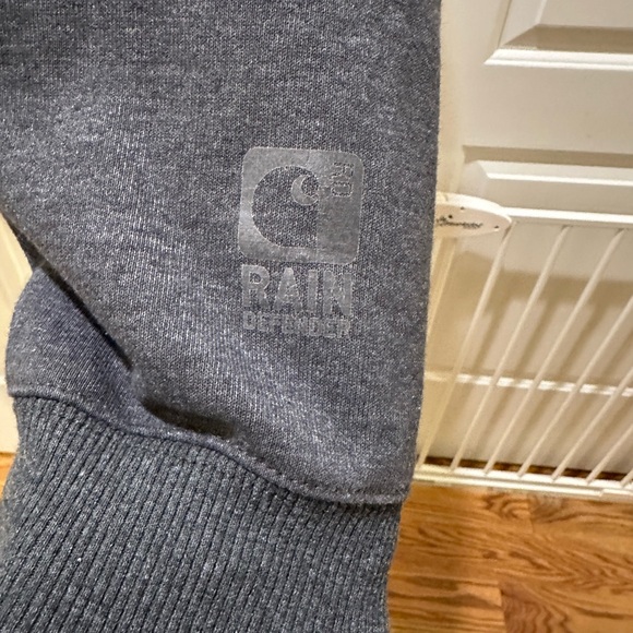 Carhartt Charcoal Grey Original Fit Quarter -Zip - Picture 6 of 8